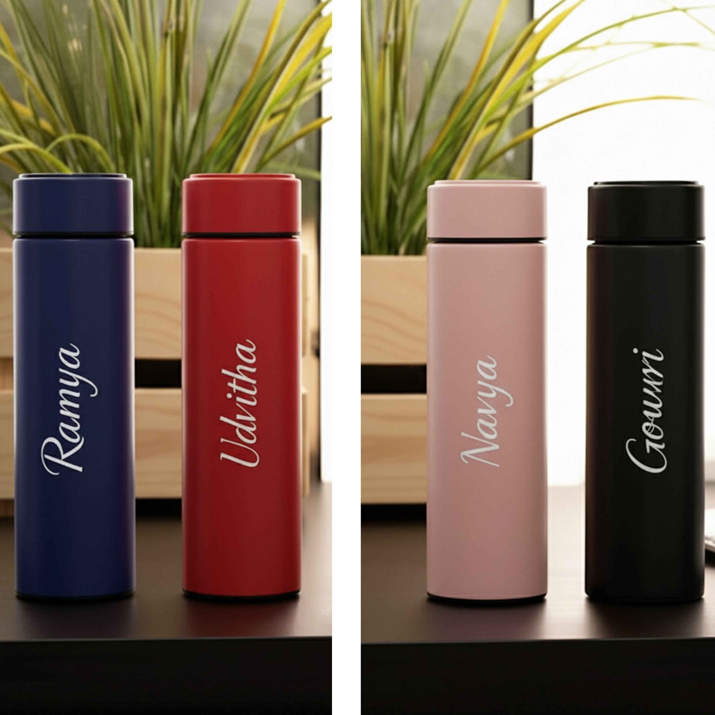 Temperature smart water bottle stainless steel