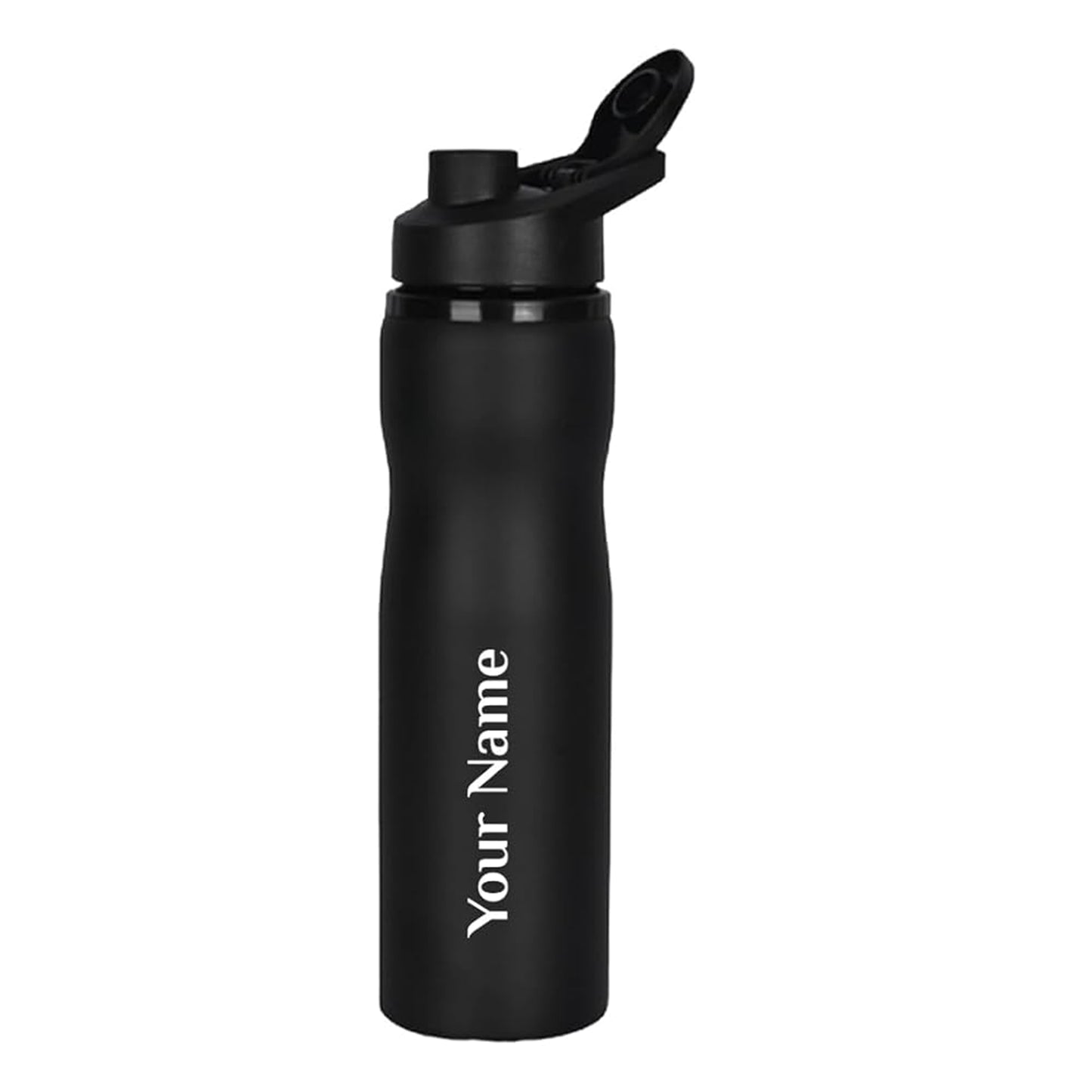 Customized Sipper Black Water Bottle Steel Bottle
