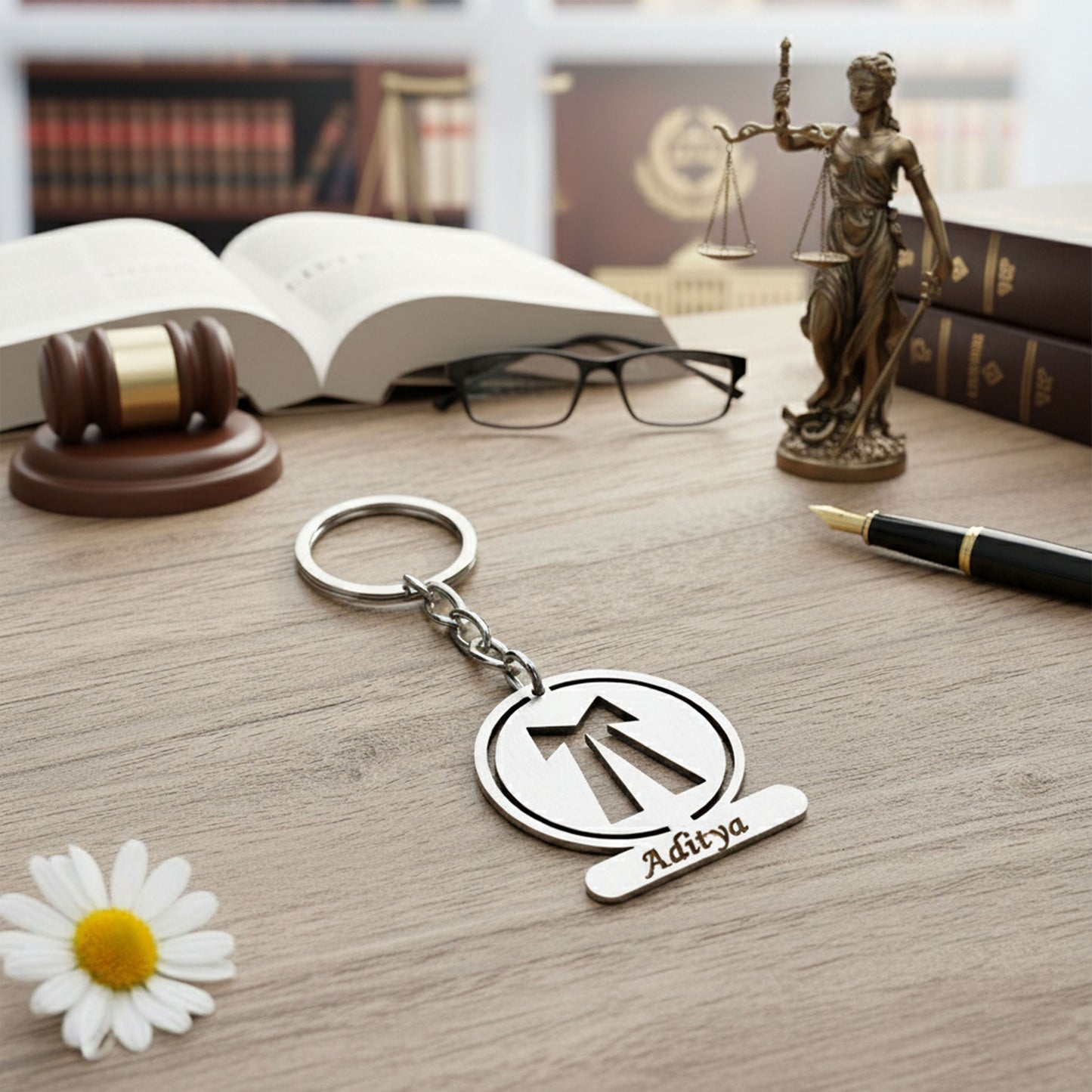 Advocate keychain