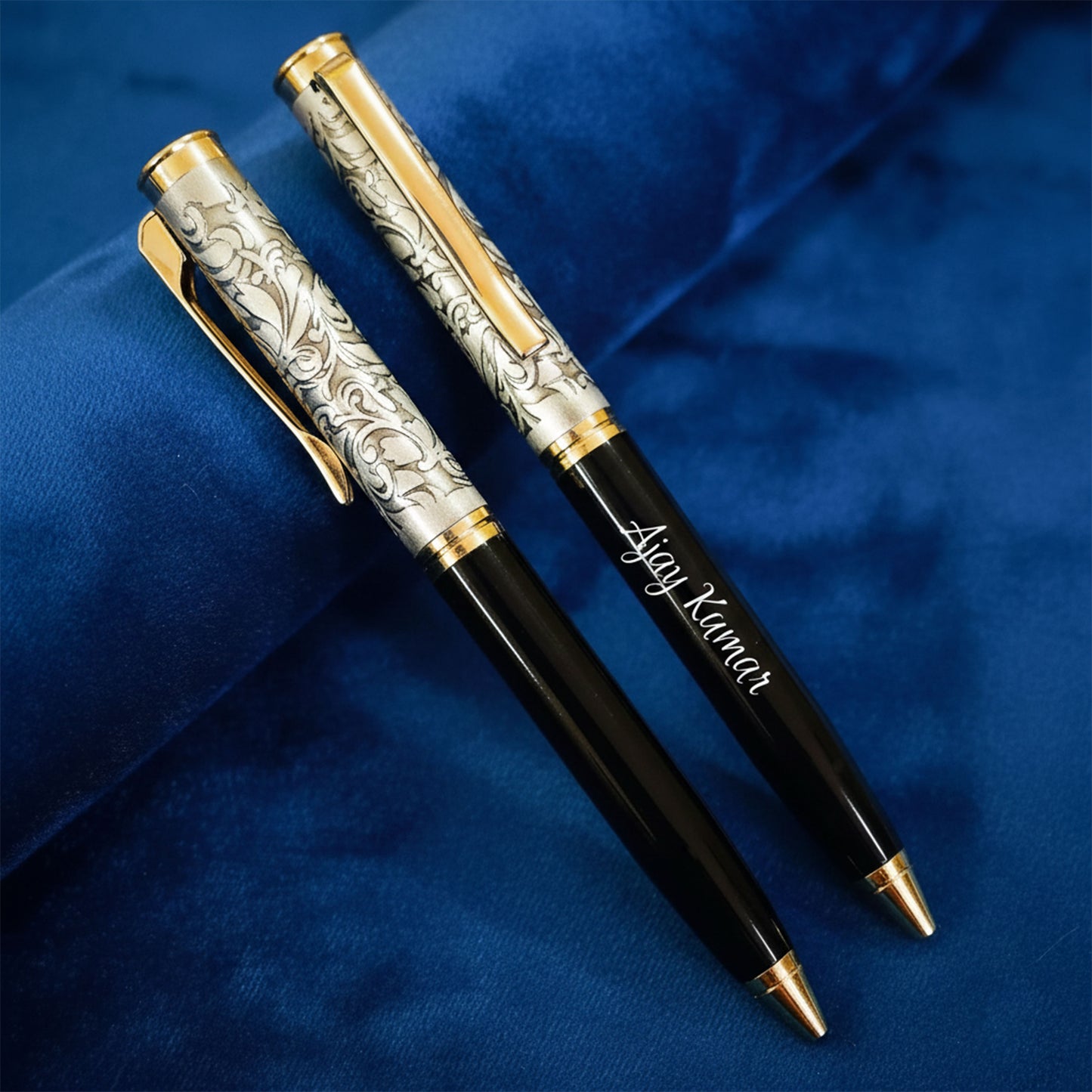 Customized Zari Gold Roller Ball Pen