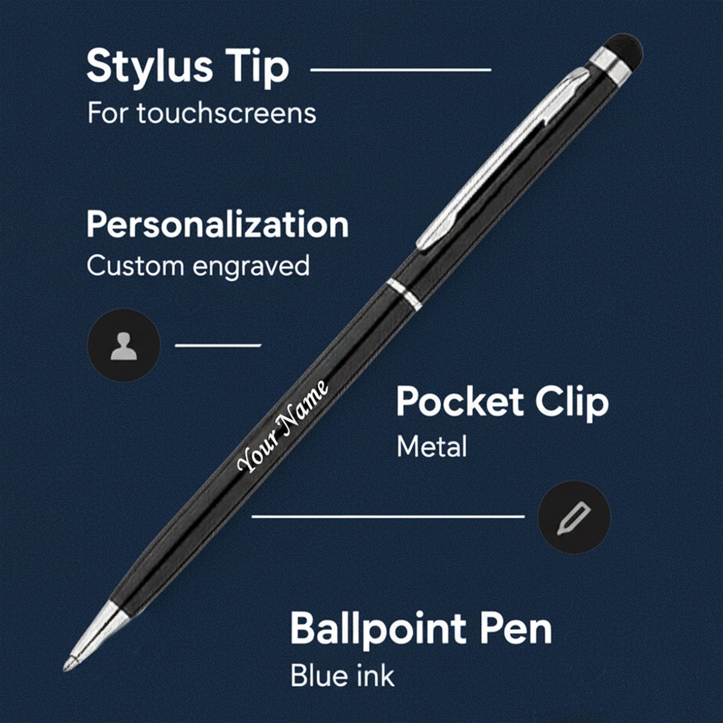 Personalized Stylus & Ballpoint Pens