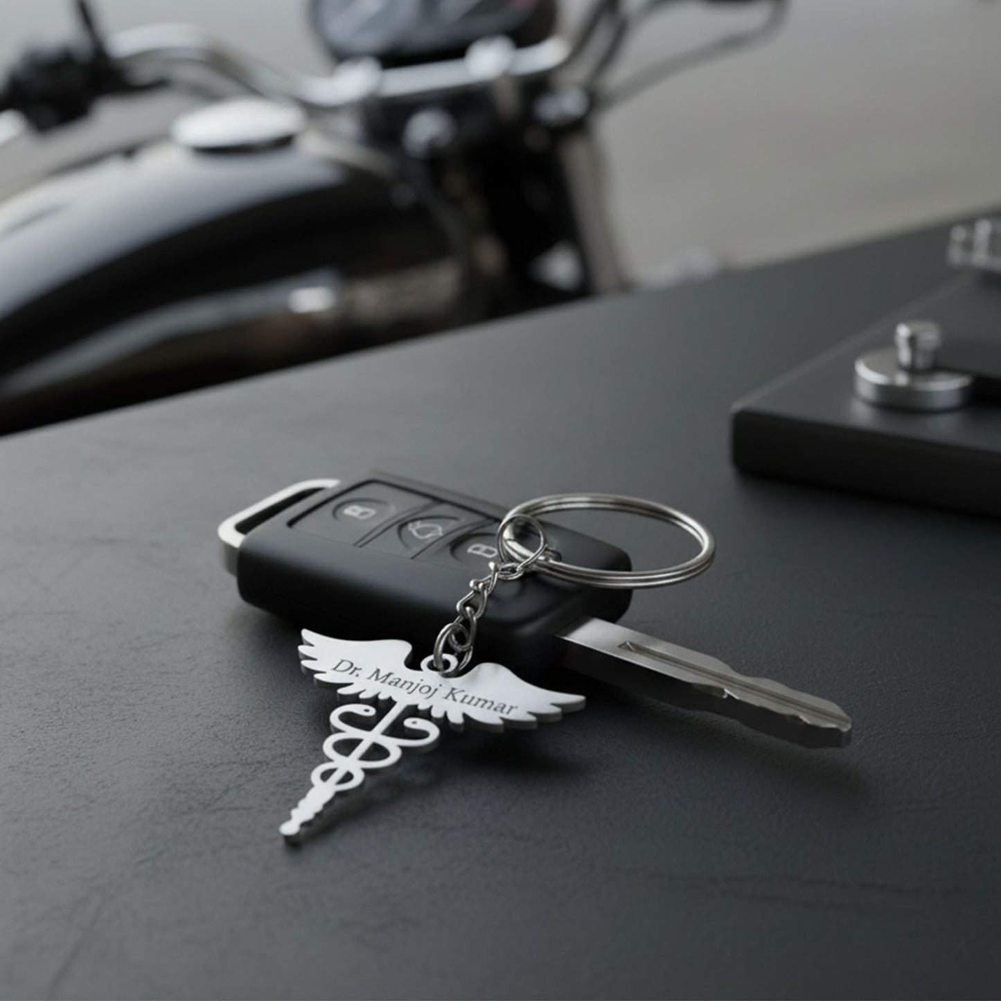 Customized Doctor Engraved Keychains