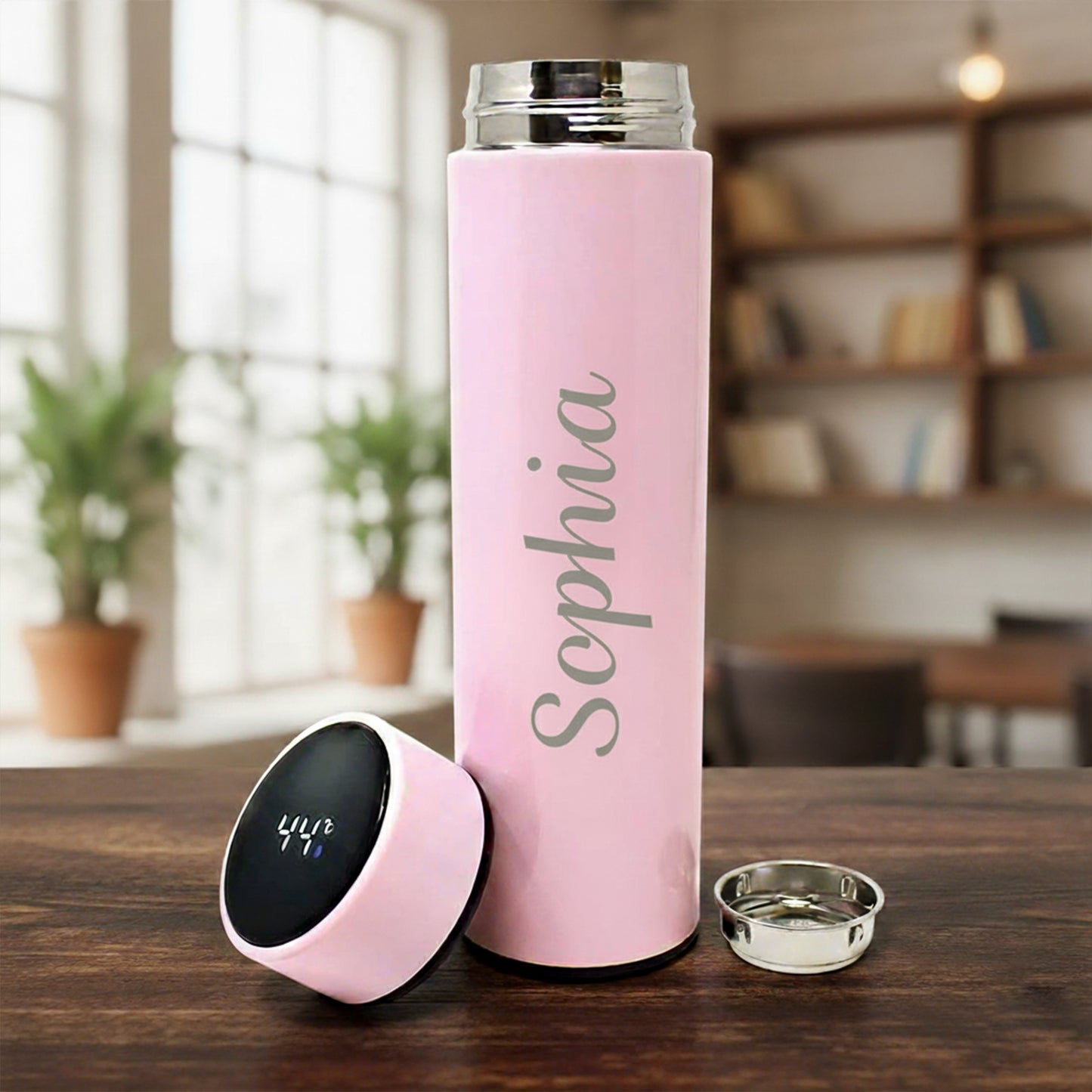 Temperature smart water bottle stainless steel