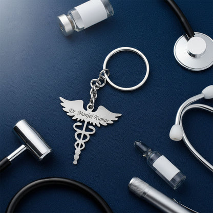 Customized Doctor Engraved Keychains