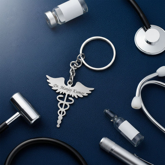 Customized Doctor Engraved Keychains