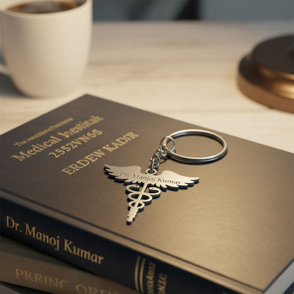 Customized Doctor Engraved Keychains