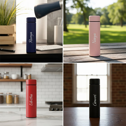 Temperature smart water bottle stainless steel